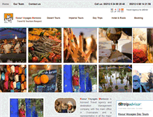 Tablet Screenshot of ksour-voyages.com